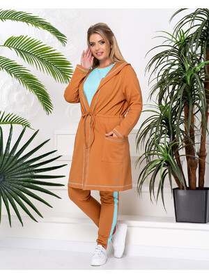 Купить Бавовняний костюм трійка з кардиганом LINGERIE 170369 в Украина в Lingerie.ua - Одяг для дому та відпочинку, Фото 34