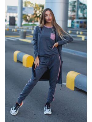 Купить Бавовняний костюм трійка з кардиганом LINGERIE 170369 в Украина в Lingerie.ua - Одяг для дому та відпочинку, Фото 7