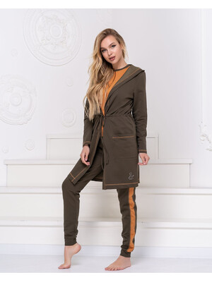 Купить Бавовняний костюм трійка з кардиганом LINGERIE 170369 в Украина в Lingerie.ua - Одяг для дому та відпочинку, Фото 4