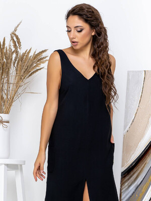 Купить Льняной сарафан с открытой спиной LINGERIE 170445 в Украина в Lingerie.ua - Одяг для дому та відпочинку, Фото 4