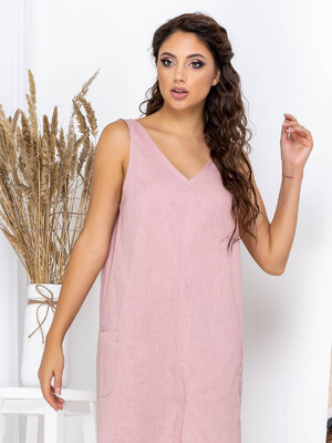 Купить Льняной сарафан с открытой спиной LINGERIE 170445 в Украина в Lingerie.ua - Одяг для дому та відпочинку, Фото 5