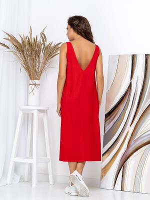 Купить Льняной сарафан с открытой спиной LINGERIE 170445 в Украина в Lingerie.ua - Одяг для дому та відпочинку, Фото 6