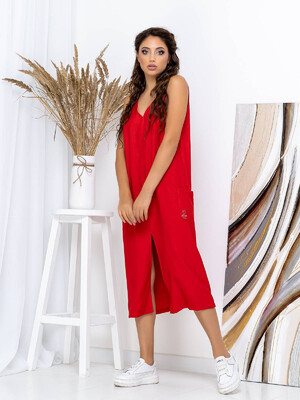 Купить Льняной сарафан с открытой спиной LINGERIE 170445 в Украина в Lingerie.ua - Одяг для дому та відпочинку, Фото 7