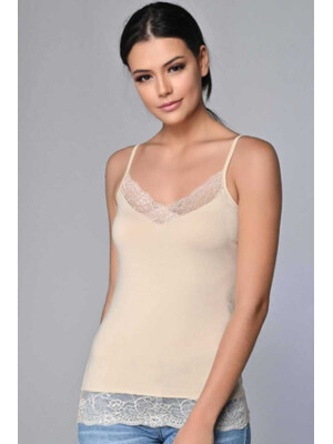 Купить Майка женская SEVIM 10086 с кружевом бретель хлопок в Украина в Lingerie.ua - Одяг для дому та відпочинку, Фото 4