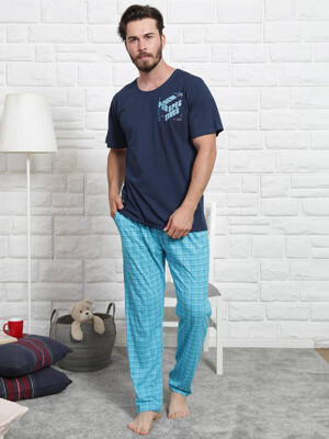 Купить Хлопковый комплект с брюками GAZZAZ 0042092186 в Украина в Lingerie.ua - Одяг для дому та відпочинку, Фото 3