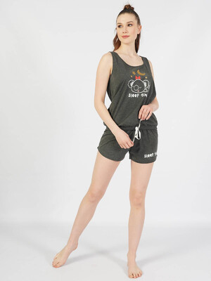 Купить Хлопковый комплект с шортами VIENETTA 1011270000 в Украина в Lingerie.ua - Одяг для дому та відпочинку, Фото 3