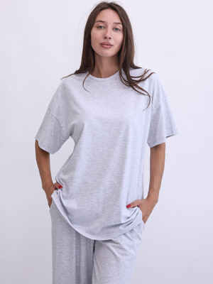 Купить Хлопковая футболка с коротким рукавом LINGERIE 170579  в Украина в Lingerie.ua - Одяг для дому та відпочинку, Фото 21