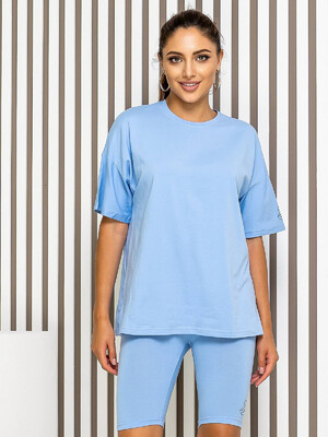 Купить Хлопковая футболка с коротким рукавом LINGERIE 170579  в Украина в Lingerie.ua - Одяг для дому та відпочинку, Фото 23