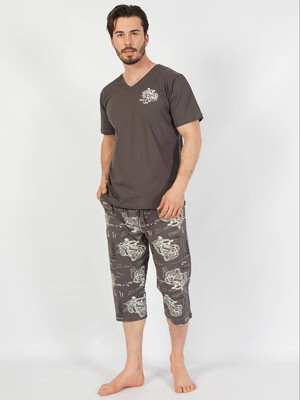 Купить Комплект из натурального хлопка с капри GAZZAZ 0123201142 в Украина в Lingerie.ua - Одяг для дому та відпочинку, Фото 3