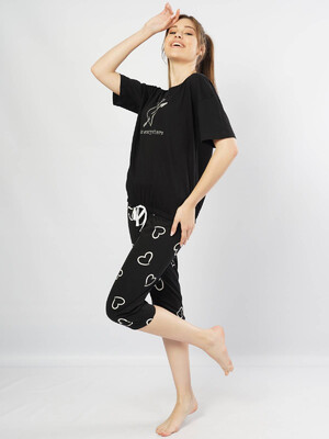 Купить Комплект жіночий з футболки та капрі VIENETTA 1050571806 в Украина в Lingerie.ua - Одяг для дому та відпочинку, Фото 6