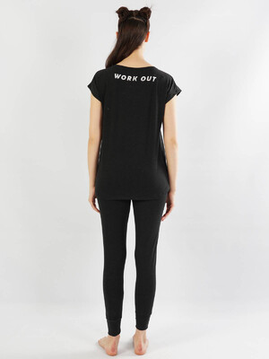 Купить Хлопковый комплект с леггинсами VIENETTA 1032320000 в Украина в Lingerie.ua - Одяг для дому та відпочинку, Фото 5