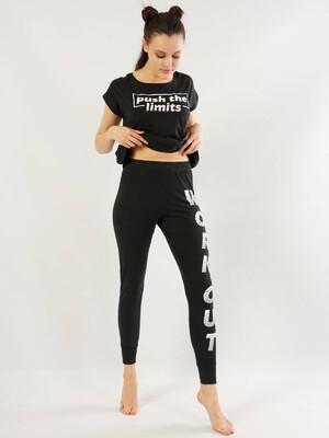 Купить Хлопковый комплект с леггинсами VIENETTA 1032320000 в Украина в Lingerie.ua - Одяг для дому та відпочинку, Фото 10