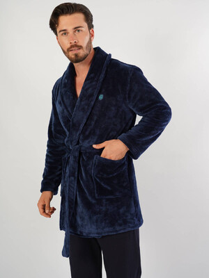 Теплий чоловічий короткий халат GAZZAZ 1030890000