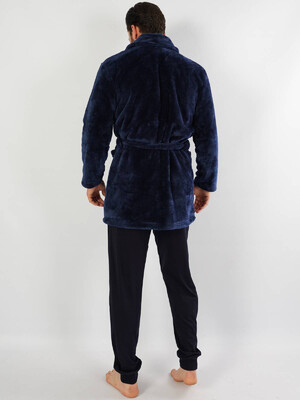 Купить Теплый мужской короткий халат GAZZAZ 1030890000 в Украина в Lingerie.ua - Одяг для дому та відпочинку, Фото 4