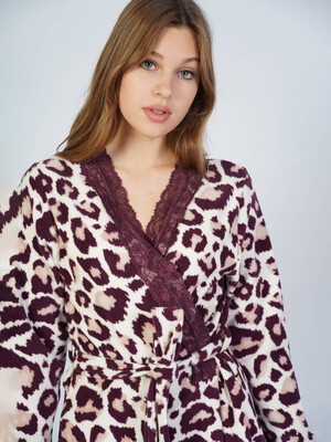 Купить Флисовый теплый женский халат VIENETTA 1031486199 в Украина в Lingerie.ua - Одяг для дому та відпочинку, Фото 2