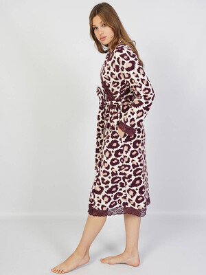 Купить Флисовый теплый женский халат VIENETTA 1031486199 в Украина в Lingerie.ua - Одяг для дому та відпочинку, Фото 3