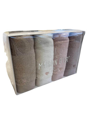 Купить НАБОР МИКРОКОТТОНОВЫХ ПОЛОТЕНЕЦ  MAISON D`OR Soft Hearts  в Украина в Lingerie.ua - Одяг для дому та відпочинку, Фото 2