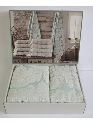 Купить Набор полотенец MAISON D`OR Celestina Jaquard  в Украина в Lingerie.ua - Одяг для дому та відпочинку, Фото 1