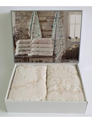 Купить Набор полотенец MAISON D`OR Celestina Jaquard  в Украина в Lingerie.ua - Одяг для дому та відпочинку, Фото 3