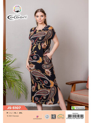 Купить Платье летнее с разрезами COCOON J5-5107 в Украина в Lingerie.ua - Одяг для дому та відпочинку, Фото 3