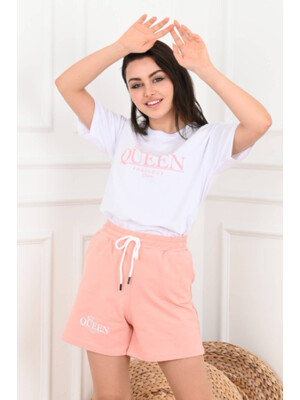 Купить Костюм ADROM 3395 футболка и шорты из хлопкового трикотажа в Украина в Lingerie.ua - Одяг для дому та відпочинку, Фото 1