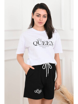 Купить Костюм ADROM 3395 футболка и шорты из хлопкового трикотажа в Украина в Lingerie.ua - Одяг для дому та відпочинку, Фото 4