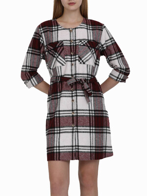 Купить Халат-рубашка JEN 02407 на пуговицах фланель в Украина в Lingerie.ua - Одяг для дому та відпочинку, Фото 2