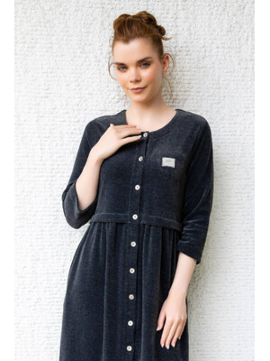 Купить Халат велюровый женский  COCOON U22-1089 в Украина в Lingerie.ua - Одяг для дому та відпочинку, Фото 2