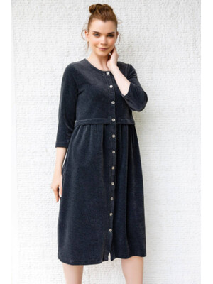 Купить Халат велюровый женский  COCOON U22-1089 в Украина в Lingerie.ua - Одяг для дому та відпочинку, Фото 4