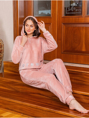 Купить Теплый плюшевый костюм с капюшоном COCOON U84-5021 в Украина в Lingerie.ua - Одяг для дому та відпочинку, Фото 12