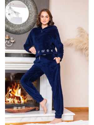 Купить Теплый плюшевый костюм с капюшоном COCOON U84-5021 в Украина в Lingerie.ua - Одяг для дому та відпочинку, Фото 9