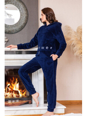 Купить Теплый плюшевый костюм с капюшоном COCOON U84-5021 в Украина в Lingerie.ua - Одяг для дому та відпочинку, Фото 6