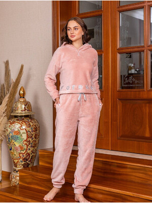 Купить Теплый плюшевый костюм с капюшоном COCOON U84-5021 в Украина в Lingerie.ua - Одяг для дому та відпочинку, Фото 16