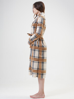 Купить Флисовый халат в клетку VIENETTA 2010340063 в Украина в Lingerie.ua - Одяг для дому та відпочинку, Фото 2