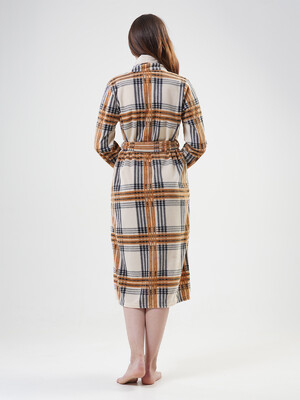 Купить Флисовый халат в клетку VIENETTA 2010340063 в Украина в Lingerie.ua - Одяг для дому та відпочинку, Фото 7