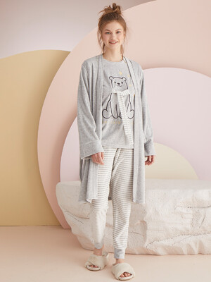 Купить Халат велюр SEVIM 14154 в Украина в Lingerie.ua - Одяг для дому та відпочинку, Фото 2