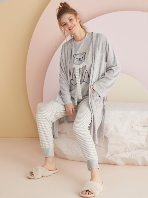 Купить Халат велюр SEVIM 14154 в Украина в Lingerie.ua - Одяг для дому та відпочинку, Фото 3