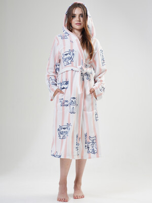 Купить Флісовий халат з капюшоном VIENETTA 2031840221 в Украина в Lingerie.ua - Одяг для дому та відпочинку, Фото 7