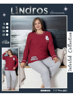 К-т пiжама LINDROS F 17324 Rapor интерлок-софт плюс