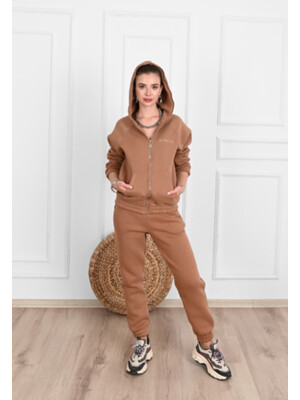 Купить Теплый женский костюм из худи и джоггеров ADROM 3171 в Украина