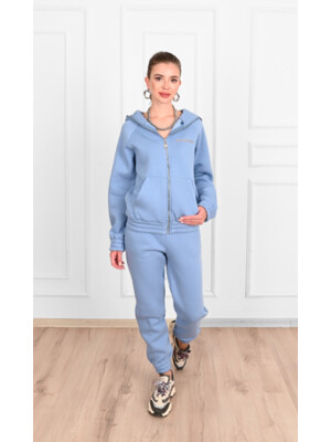 Купить Теплый женский костюм из худи и джоггеров ADROM 3171 в Украина в Lingerie.ua - Одяг для дому та відпочинку, Фото 2