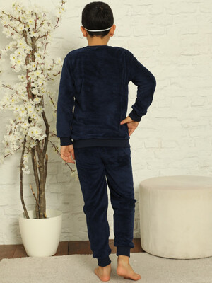 Купить Теплая пижама для мальчика MINIMOON 1071 5-8 лет в Украина в Lingerie.ua - Одяг для дому та відпочинку, Фото 4