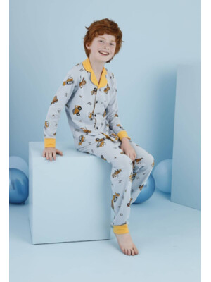 Купить Детская хлопковая пижама для мальчика ZEYZEY 8301 в Украина