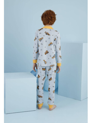Купить Детская хлопковая пижама для мальчика ZEYZEY 8301 в Украина в Lingerie.ua - Одяг для дому та відпочинку, Фото 2