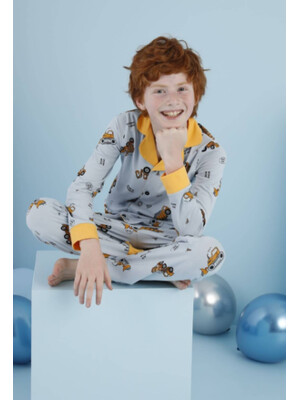 Купить Детская хлопковая пижама для мальчика ZEYZEY 8301 в Украина в Lingerie.ua - Одяг для дому та відпочинку, Фото 3