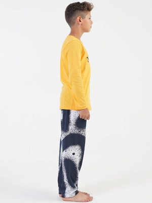 Купить Хлопковый домашний комплект подростковый с длинным рукавом VIENETTA 2060301840 в Украина в Lingerie.ua - Одяг для дому та відпочинку, Фото 3