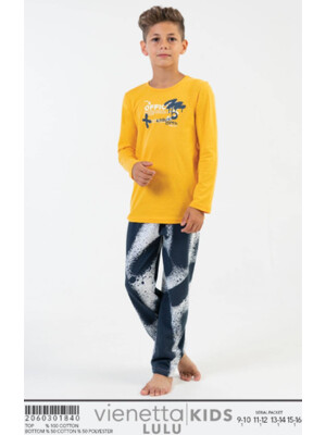 Купить Хлопковый домашний комплект подростковый с длинным рукавом VIENETTA 2060301840 в Украина в Lingerie.ua - Одяг для дому та відпочинку, Фото 5