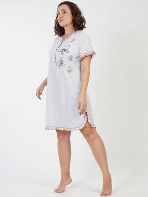 Купить Хлопковая ночная сорочка на пуговицах VIENETTA 2080405325 3051065325 в Украина в Lingerie.ua - Одяг для дому та відпочинку, Видео