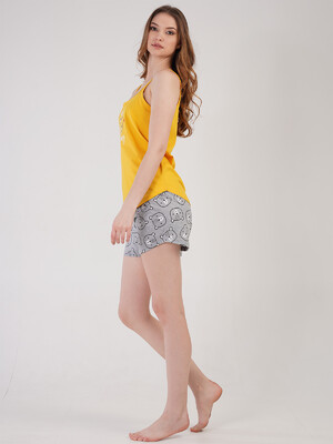 Купить Хлопковая пижама с майкой на бретельках VIENETTA 2115152923 в Украина в Lingerie.ua - Одяг для дому та відпочинку, Фото 3