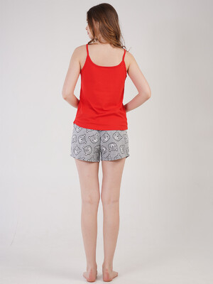 Купить Хлопковая пижама с майкой на бретельках VIENETTA 2115152923 в Украина в Lingerie.ua - Одяг для дому та відпочинку, Фото 4